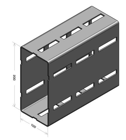 MODFRAME 200x5 HDG 6 Metre Length