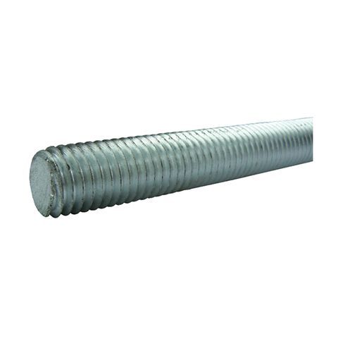 1-12x2 BSW Grade 2 Threaded Rod ZP