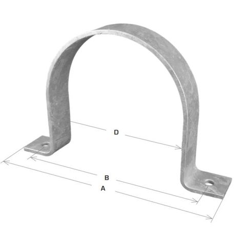 324mm (300 NB) Heavy Duty Saddle Clamp HDG