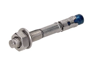 M10 x 140mm Throughbolt A4 SS316 - Seismic Rated