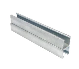 40 x 80 x 2.5mm x 6mtr Un-Slotted B2B Strut Pre Galv