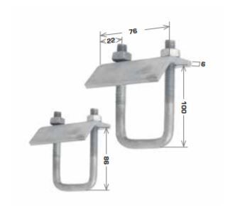 Beam Clamp Adjustable 76x86mm Galv