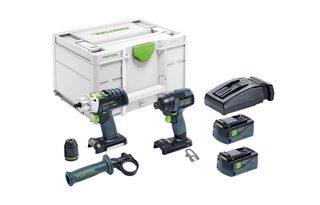 Festool TID 18 Impact Driver and PDC18 Drill 2 x batteries 1 x charger