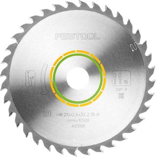 HW 210X2.4X30 W36 Saw Blade TS-75