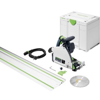 Festool TS 60 KEBQ-Plus plunge saw with 1400 rail