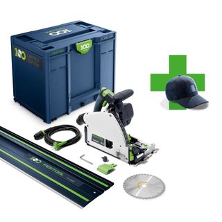 Festool TS 60 KEBQ-Plus saw with 1400 rail - Limited 100 year rail & systainer