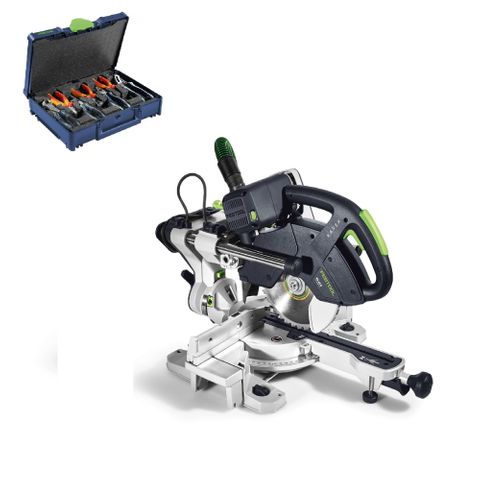 Festool Kapex KS-60E Mitre Saw with 7 Piece Plier Set