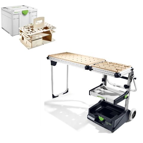 Festool MW 1000 Mobile Workshop with Systainer & wooden insert for hand tools