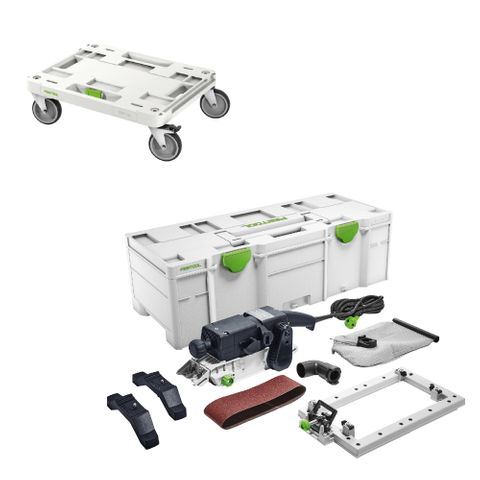 Festool BS 75mm Belt Sander with Sanding Frame, free Roller, 60 & 80 grit **
