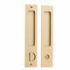 SLIDING DOOR PRIVACY LATCH BRUSHED BRASS