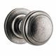 KNOB ON ROSE DISTRESSED NICKEL