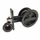 SLIDING DOOR PRIVACY LATCH SATIN GRAPHITE