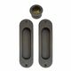 SLIDING DOOR PASSAGE SET DARK ROMAN BRASS