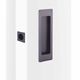 SLIDING DOOR PASSAGE SETS SATIN GRAPHITE