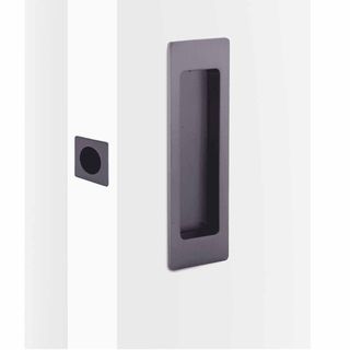 SLIDING DOOR PASSAGE SETS SATIN GRAPHITE