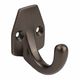HAT-COAT ROBE HOOKS ELECTRO BRONZE