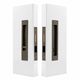 SLIDING DOOR PRIVACY SETS ROMAN BRASS