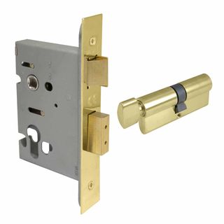 LATCHING LOCK KITS UNLACQUERED BRASS