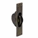 SASH WINDOW PULLEY OIL RUBBED BRONZE