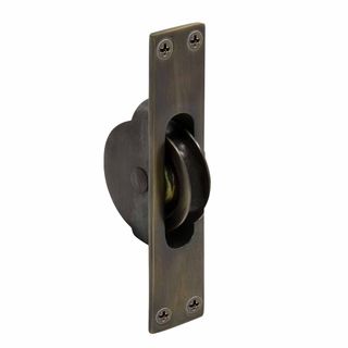 SASH WINDOW PULLEY OIL RUBBED BRONZE