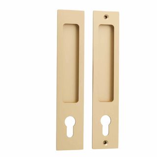 SLIDING DOOR LOCKS BRUSHED BRASS