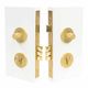 WINDSOR NIDO DOUBLE TURN LOCK DIAMOND KNURL