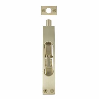 FLUSH BOLTS UNLACQUERED SATIN BRASS