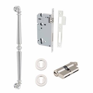 PULL HANDLE LOCK KITS POLISHED NICKEL