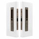 SLIDING DOOR LOCKSETS NATURAL BRONZE