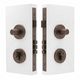LOCK KITS OIL RUBBED BRONZE