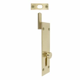 NECKED BOLTS UNLACQUERED SATIN BRASS