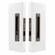 SLIDING DOOR PRIVACY SETS NATURAL BRONZE