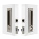 SLIDING DOOR LOCKSETS BRUSHED NICKEL