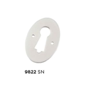 KEY HOLE ESCUTCHEONS SATIN NICKEL