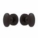 KNOB ON ROSE VINTAGE BRONZE