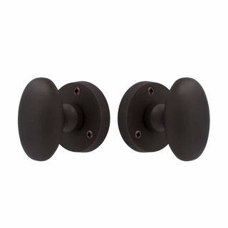 KNOB ON ROSE VINTAGE BRONZE