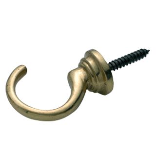 CUP HOOKS POLISHED BRASS