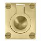 FLUSH RINGS MATT SATIN BRASS