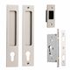 SLIDING DOOR LOCKSETS SATIN NICKEL