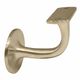 BANNISTER BRACKETS UNLACQUERED SATIN BRASS