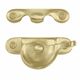 SASH WINDOW FASTENERS MATT SATIN BRASS