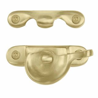 WINDOW HARDWARE MATT SATIN BRASS