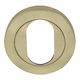 OVAL ESCUTCHEONS UNLACQUERED SATIN BRASS