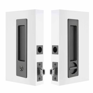 SLIDING DOOR LOCK KITS GRAPHITE NICKEL