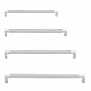 CABINET HANDLES BRUSHED CHROME