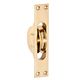 SASH WINDOW PULLEY POLISHED BRASS