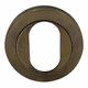 OVAL CYLINDER ESCUTCHEONS OIL RUBBED BRONZE