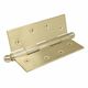 HINGES UNLACQUERED SATIN BRASS