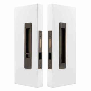 SLIDING DOOR PRIVACY SETS OIL RUBBED BRONZE