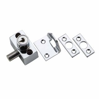 SLIDING WINDOW LOCKS CHROME PLATE